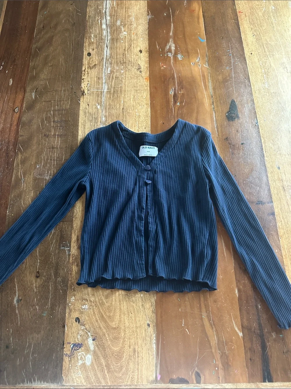 Old Navy Girls Navy Dress, Shirt, Skirt & Vest Set